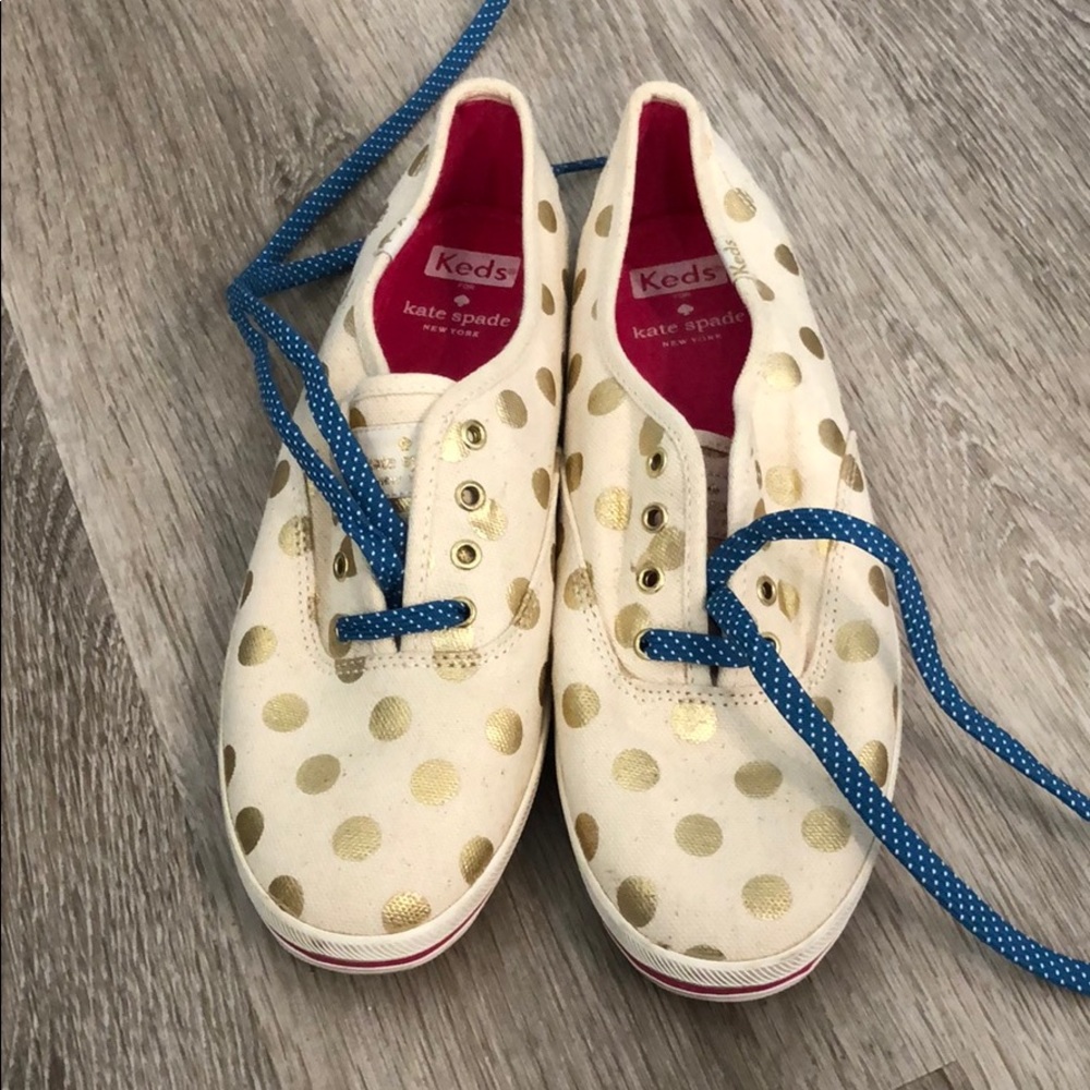 Keds for Kate Spade gold dot sneakers